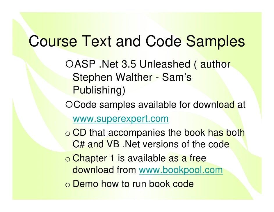 4 Unleashed - Stephen Walther Kevin Hoffman Nate Dudek - Google Books